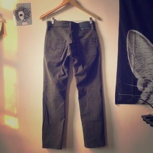 Olive colored Levi’s Denim